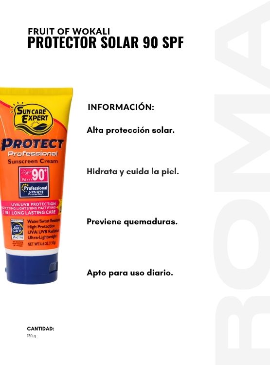 PACK 2 PROTECTOR SOLAR 90 SPF 130G WOKALI - 2