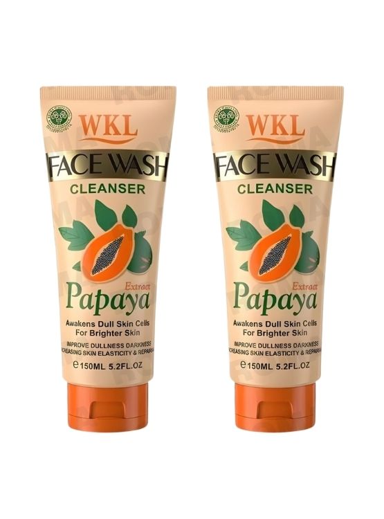 PACK 2 LIMPIADOR FACIAL PAPAYA 150ML WOKALI - 1
