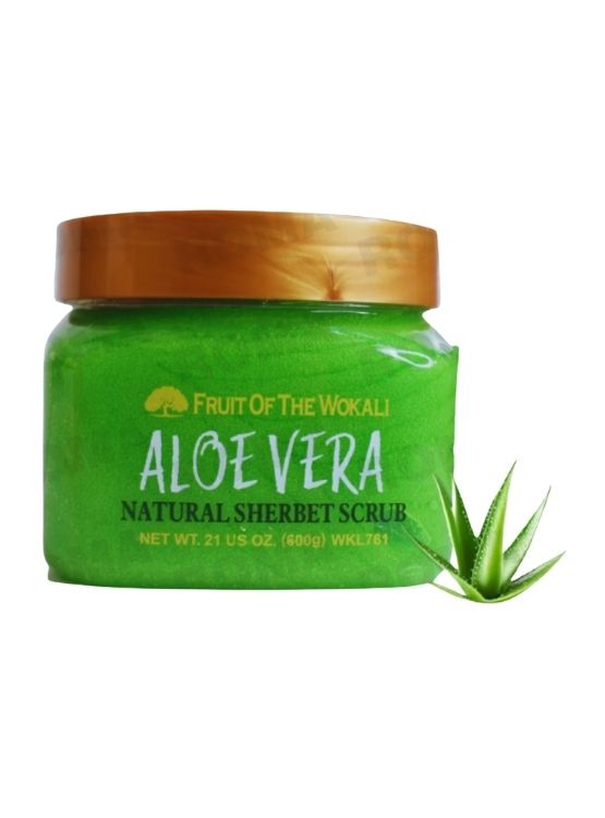 EXFOLIANTE CORPORAL ALOE VERA 600G WOKALI - 1
