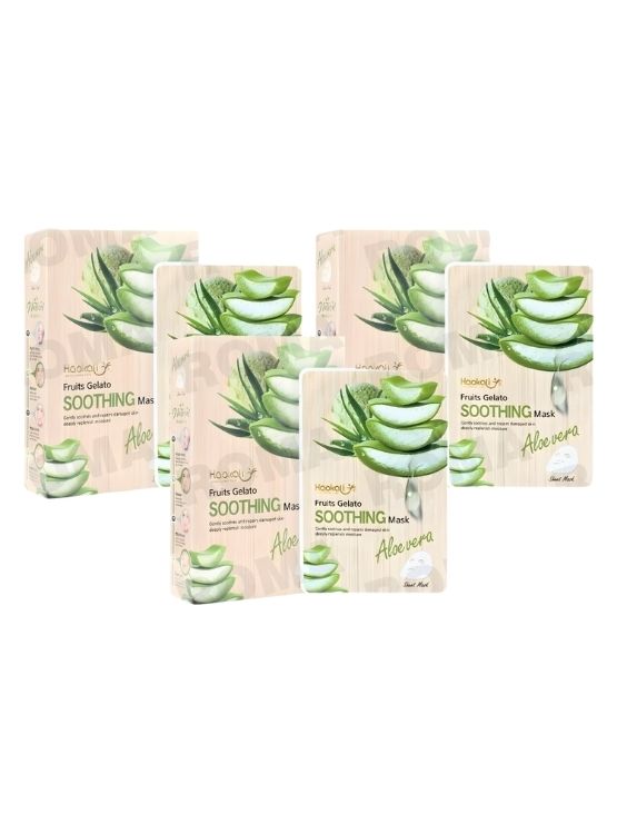 PACK 3 MASCARILLA FACIAL ALOE VERA 10UND WOKALI - 1
