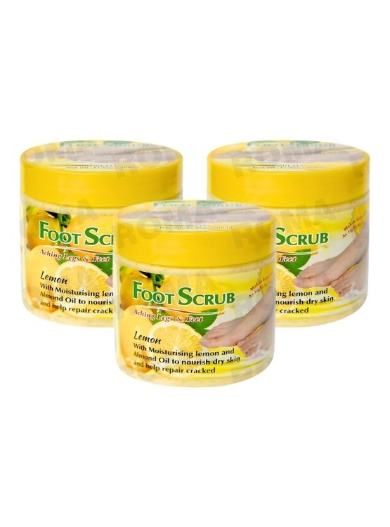 PACK 3 EXFOLIANTE PARA PIES LIMÓN 500G WOKALI - 1