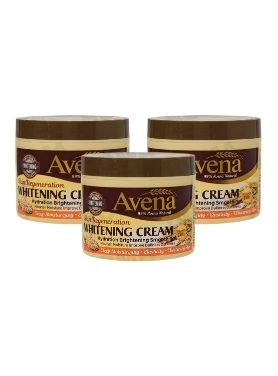 PACK 3 CREMA FACIAL ACLARANTE AVENA 115ML WOKALI - 1