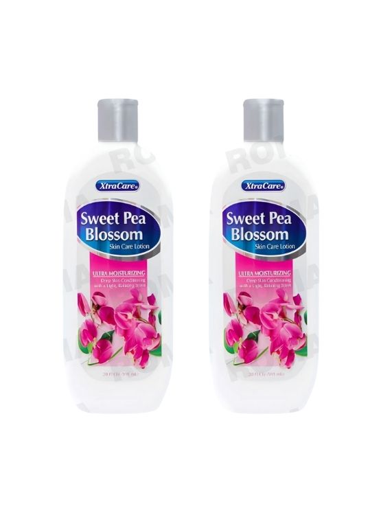 PACK 2 CREMA CORPORAL DE FLOR DE GUISANTE DULCE 591ML XTRACARE - 1