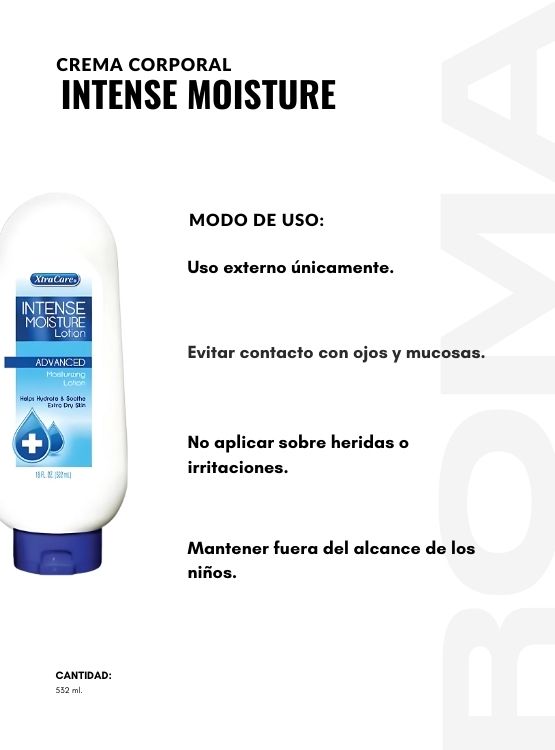 PACK 2 CREMA CORPORAL INTENSE MOISTURE 532ML XTRACARE - 3