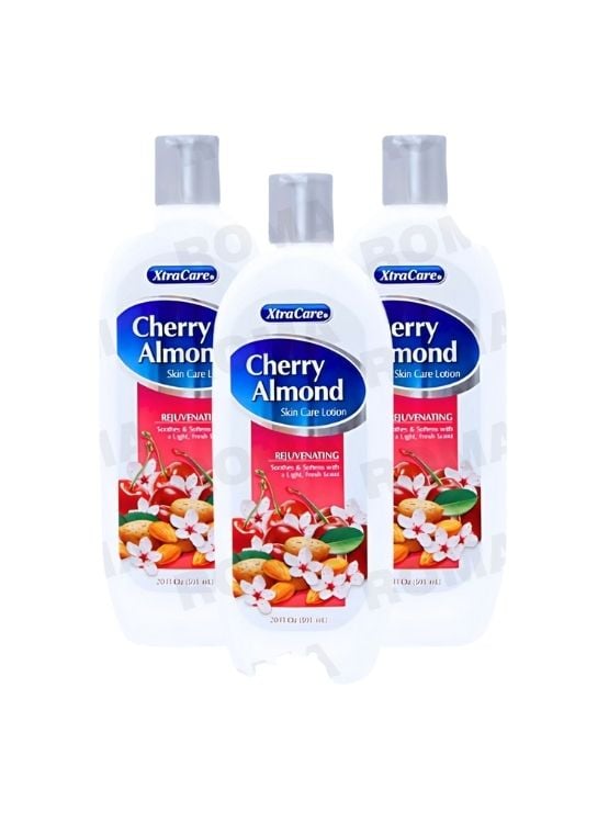 PACK 3 CREMA CORPORAL DE CEREZA Y ALMENDRA 591ML XTRACARE - 1
