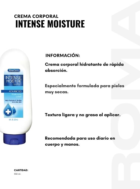 PACK 3 CREMA CORPORAL INTENSE MOISTURE 532ML XTRACARE - 2