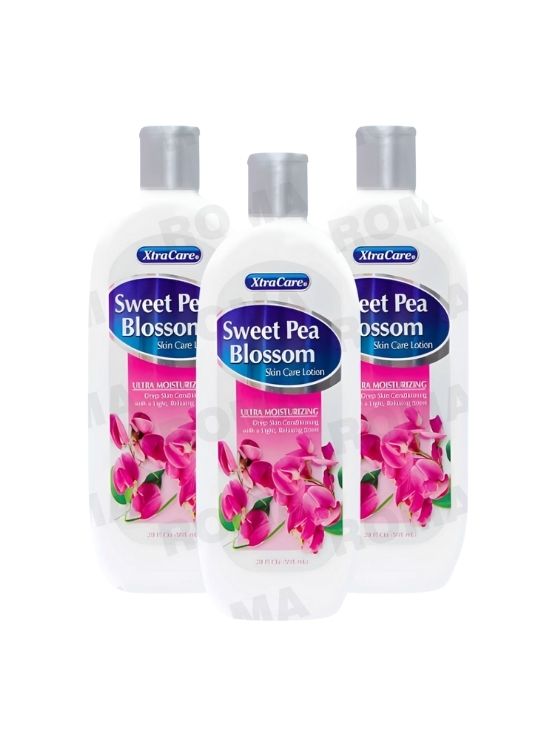 PACK 3 CREMA CORPORAL DE FLOR DE GUISANTE DULCE 591ML XTRACARE - 1