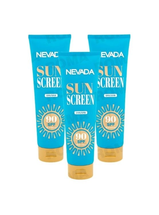 PACK 3 PROTECTOR SOLAR SPF90 – UVA/UVB 280ML NEVADA - 1