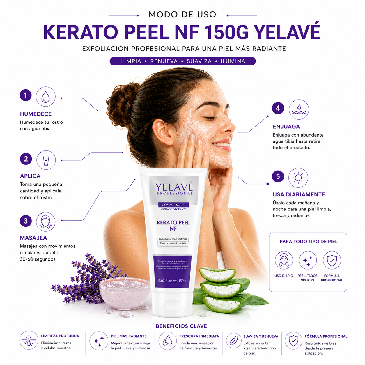 KERATO PEEL NF 150G YELAVÉ - 3