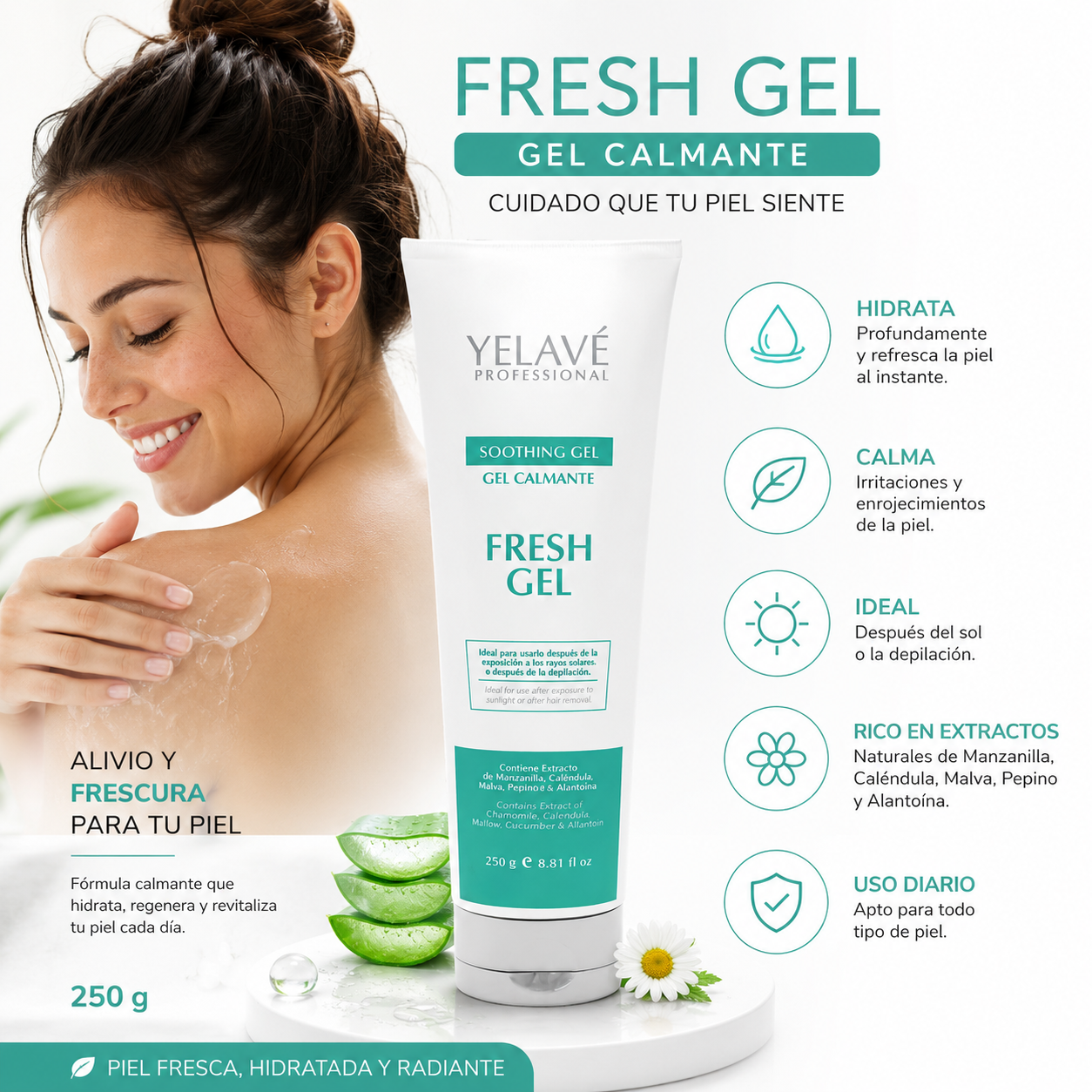 FRESH GEL 250G YELAVÉ - 2