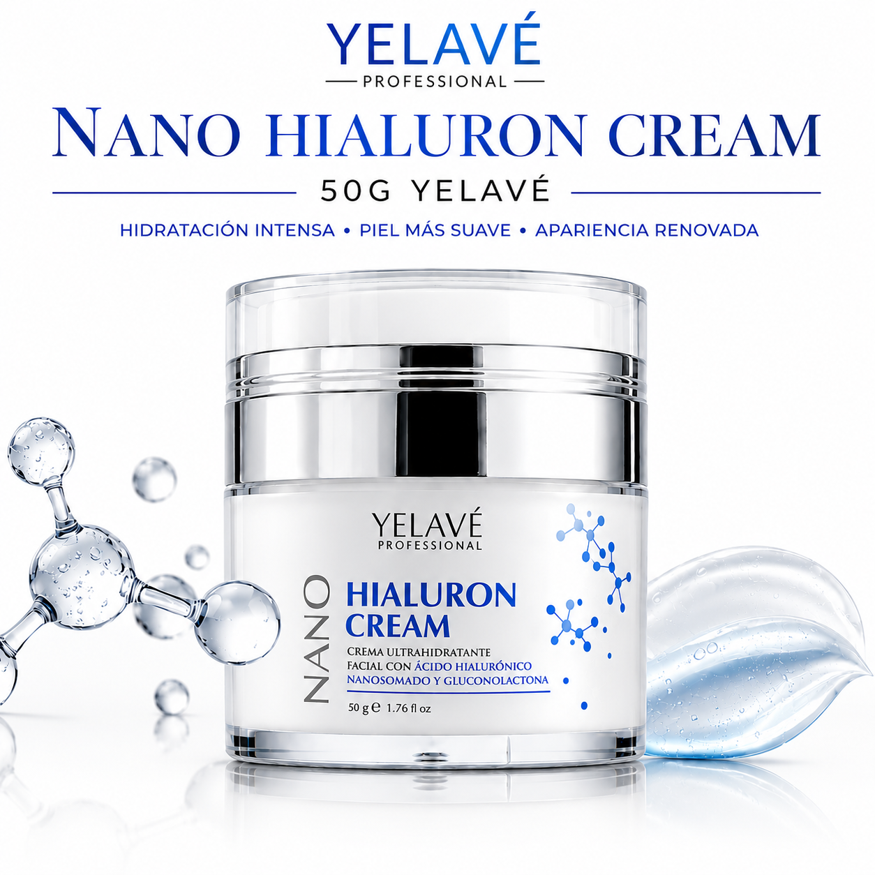 NANO HIALURON CREAM 50G YELAVÉ - 1