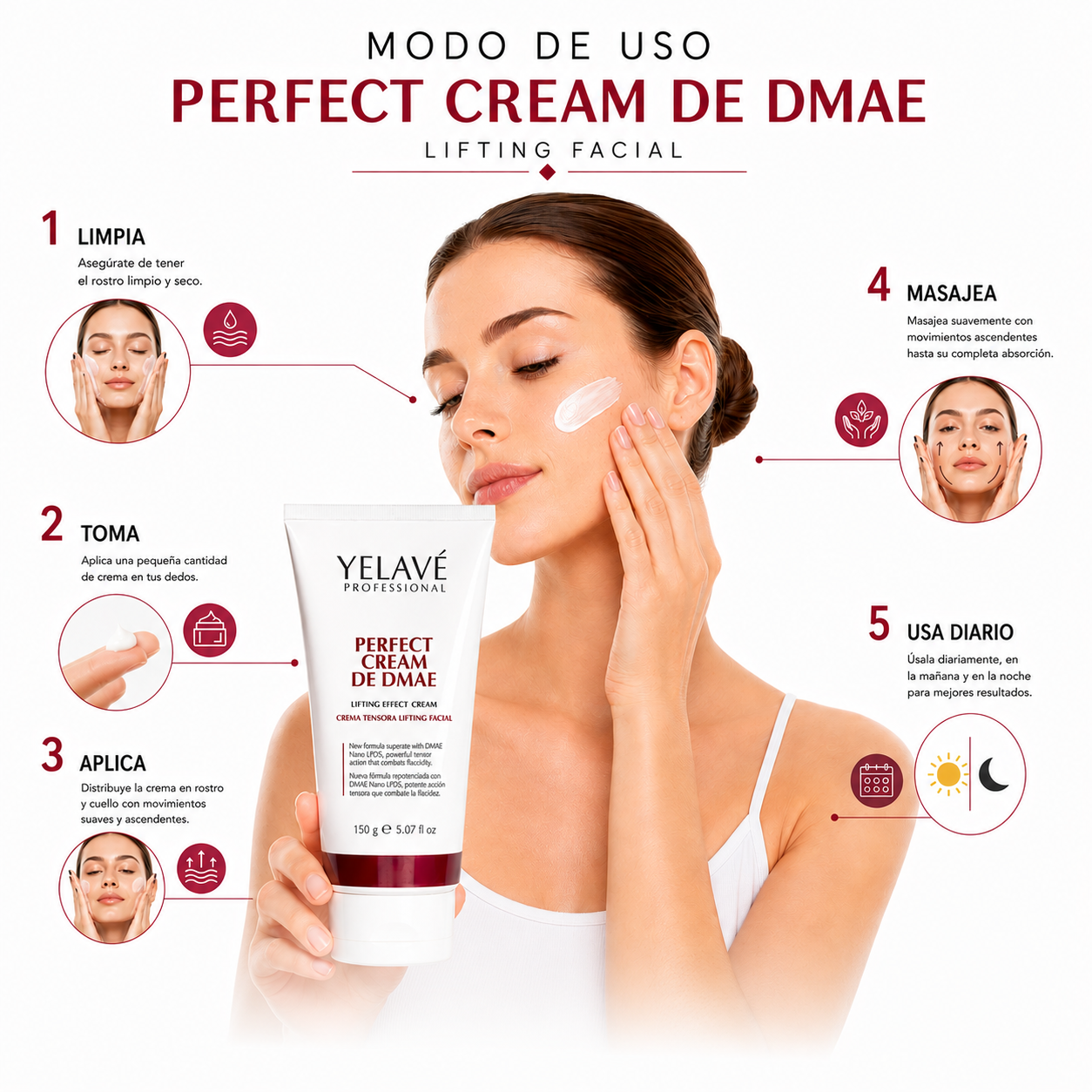 PERFECT CREAM DE DMАЕ 150G YELAVÉ - 3