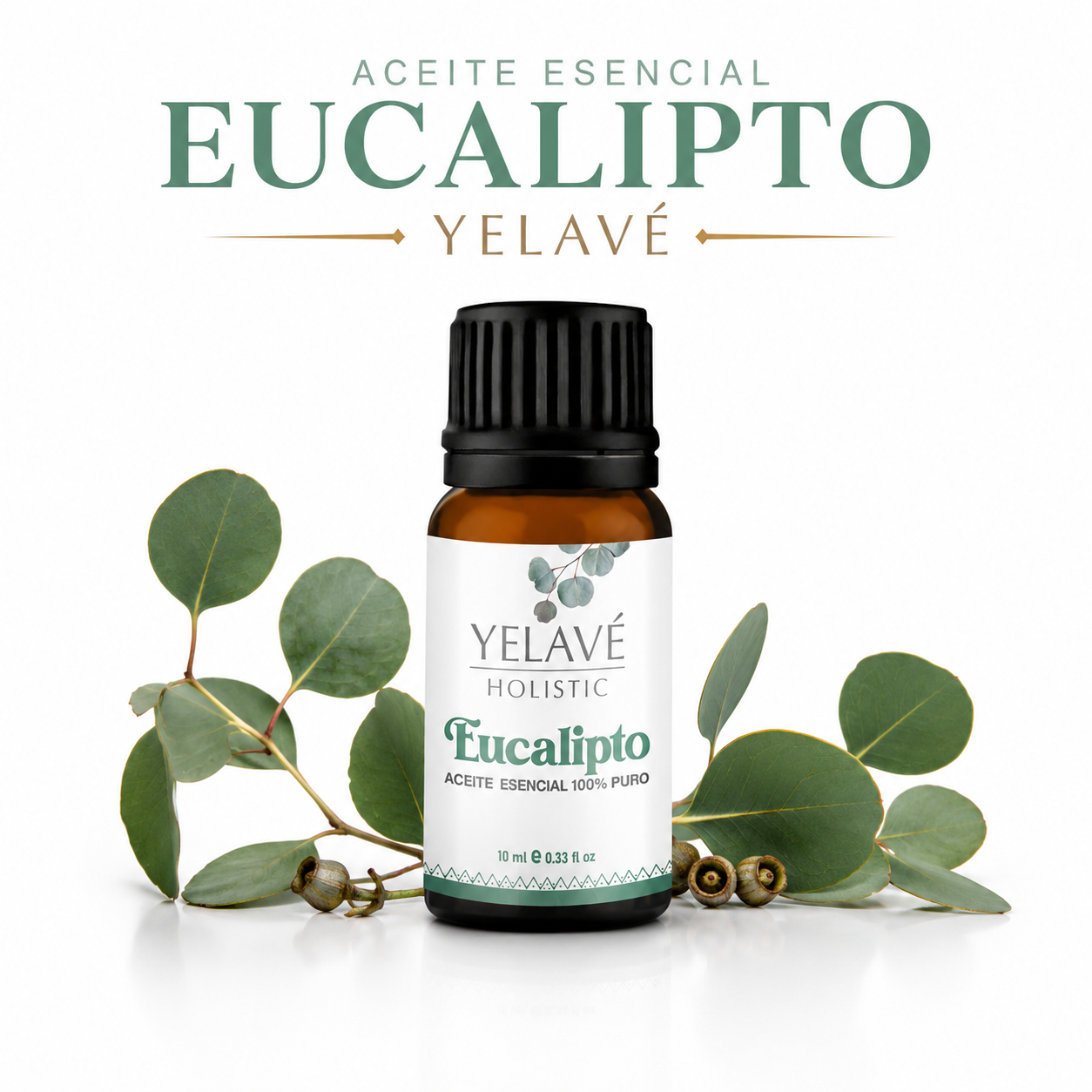 ACEITE ESENCIAL EUCALIPTO 10ML YELAVÉ - 1