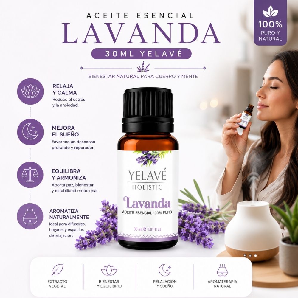 ACEITE ESENCIAL LAVANDA 30ML YELAVÉ - 2