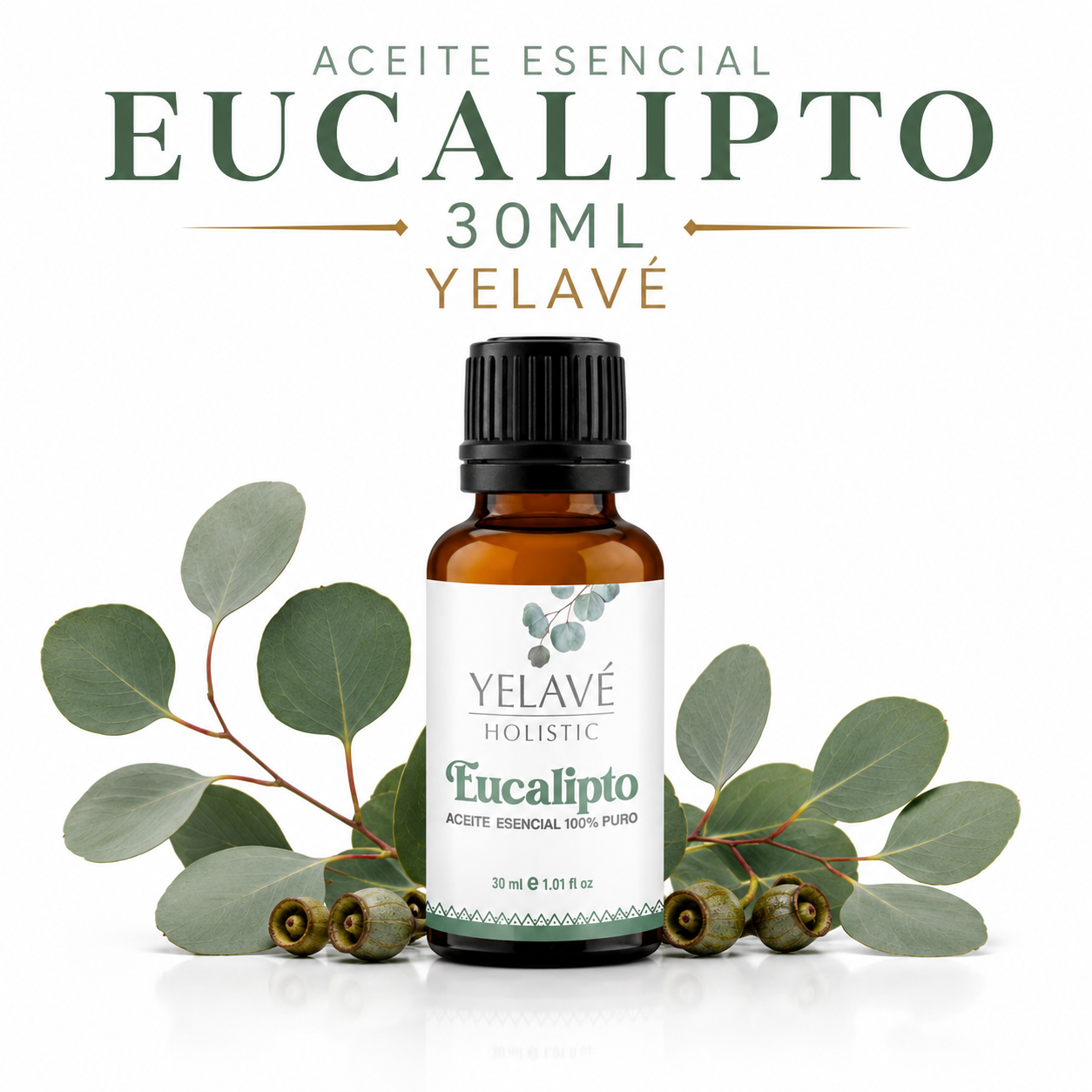 ACEITE ESENCIAL EUCALIPTO 30ML YELAVÉ - 1