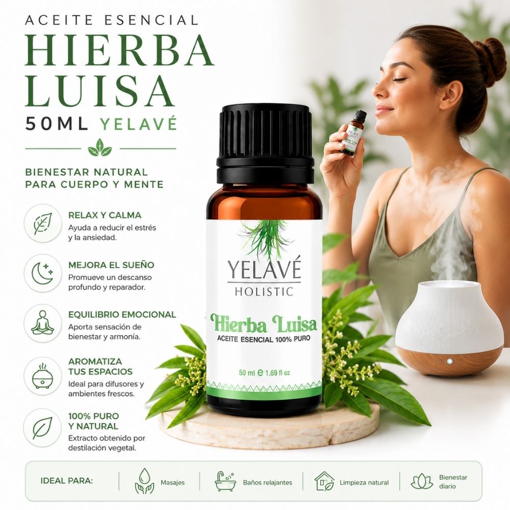 ACEITE ESENCIAL HIERBA LUISA 50ML YELAVÉ - 2