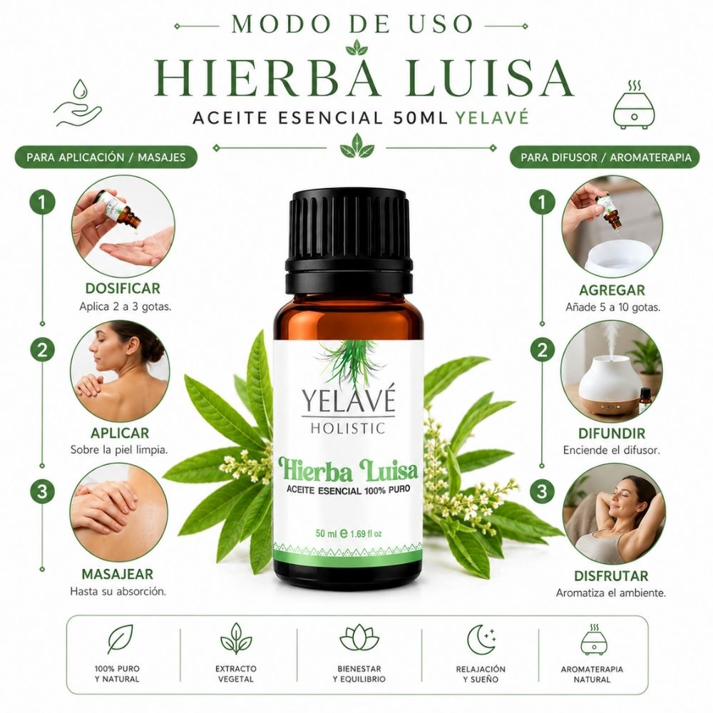 ACEITE ESENCIAL HIERBA LUISA 50ML YELAVÉ - 3