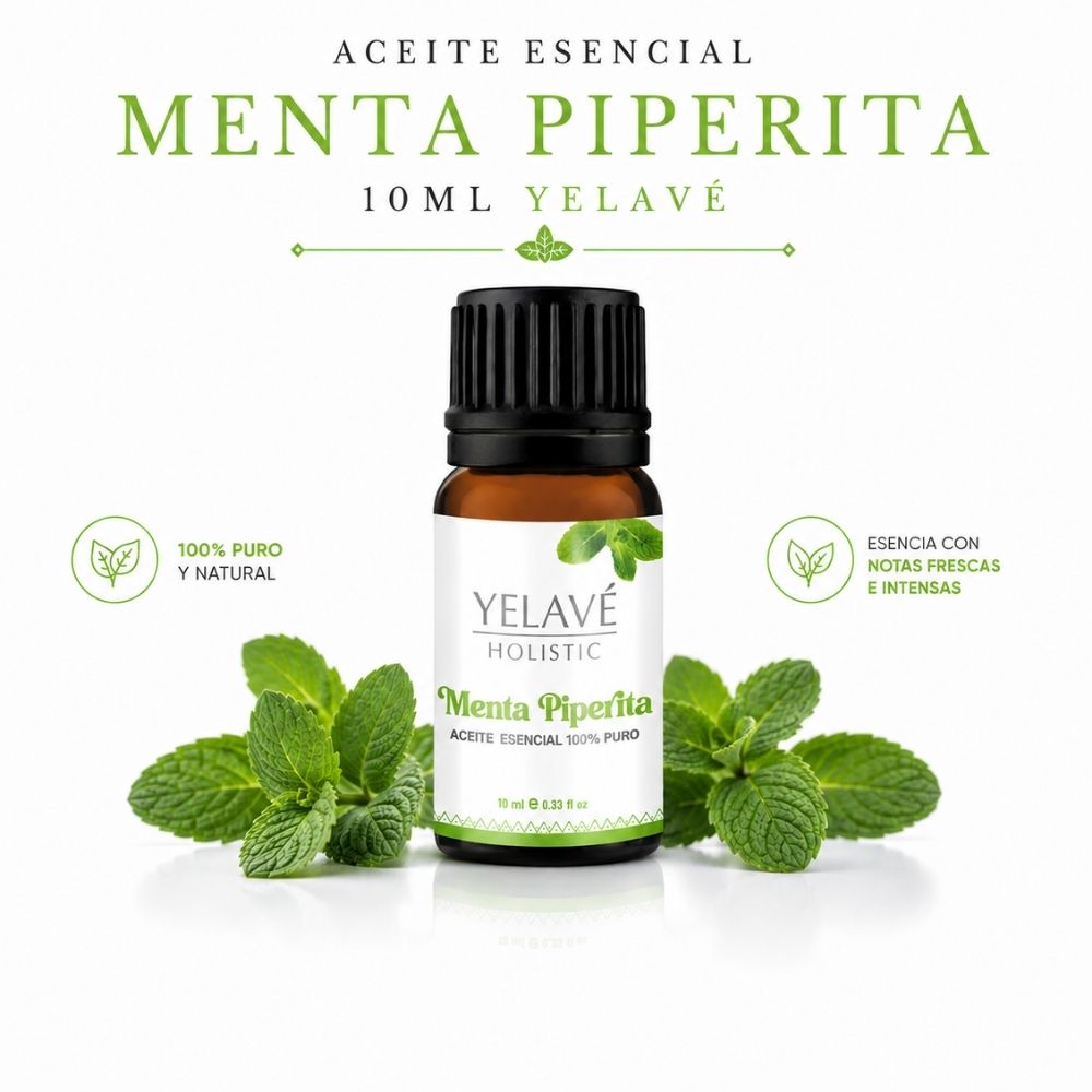 ACEITE ESENCIAL MENTA PIPERITA 10ML YELAVÉ - 1