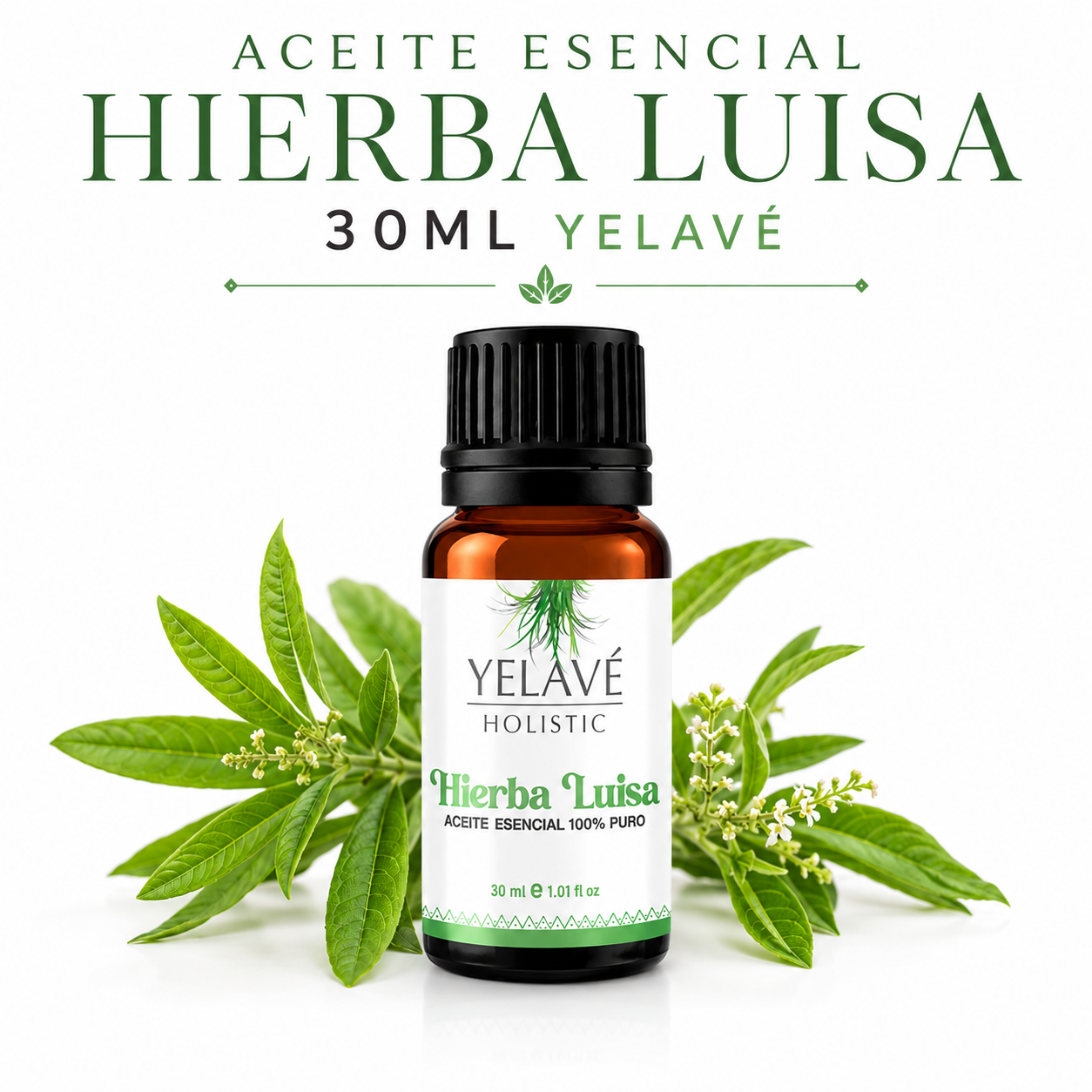 ACEITE ESENCIAL HIERBA LUISA 30ML YELAVÉ - 1