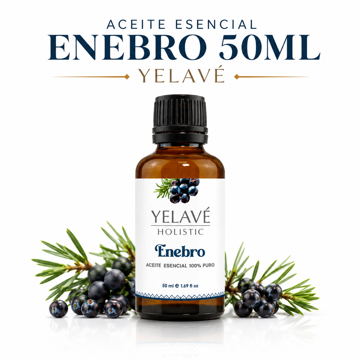 ACEITE ESENCIAL ENEBRO 50ML YELAVÉ - 1