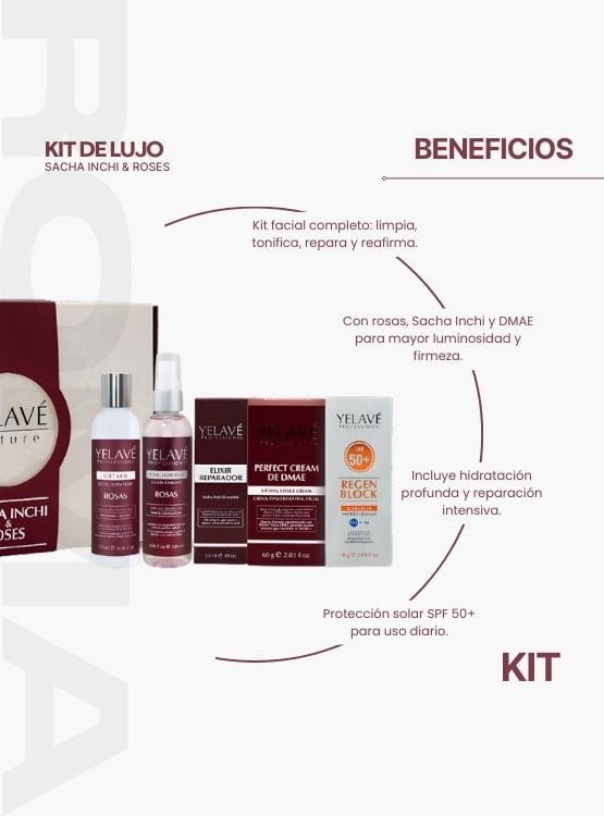KIT DE LUJO SACHA INCHI Y ROSES YELAVÉ - 2
