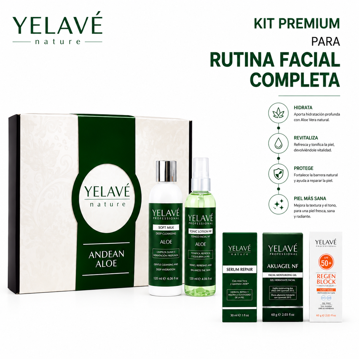 KIT DE LUJO ANDEAN ALOE YELAVÉ - 1
