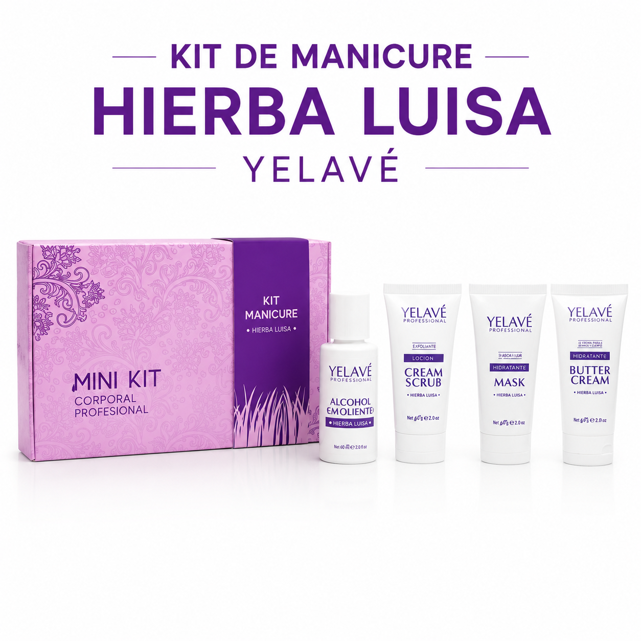KIT DE MANICURE HIERBA LUISA YELAVÉ - 1