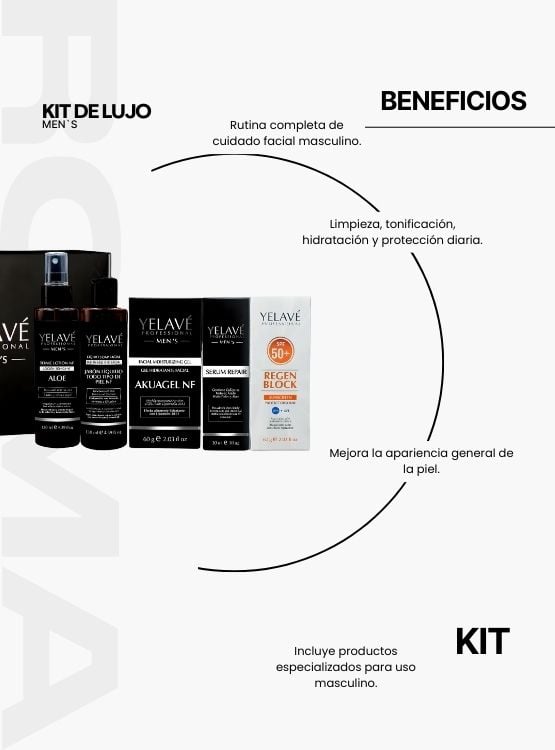 KIT DE LUJO MEN`S YELAVÉ - 2