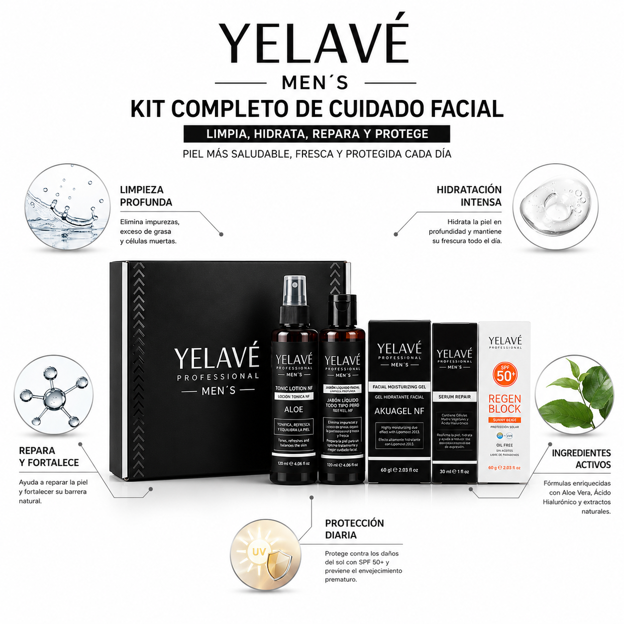 KIT DE LUJO MEN`S YELAVÉ - 2