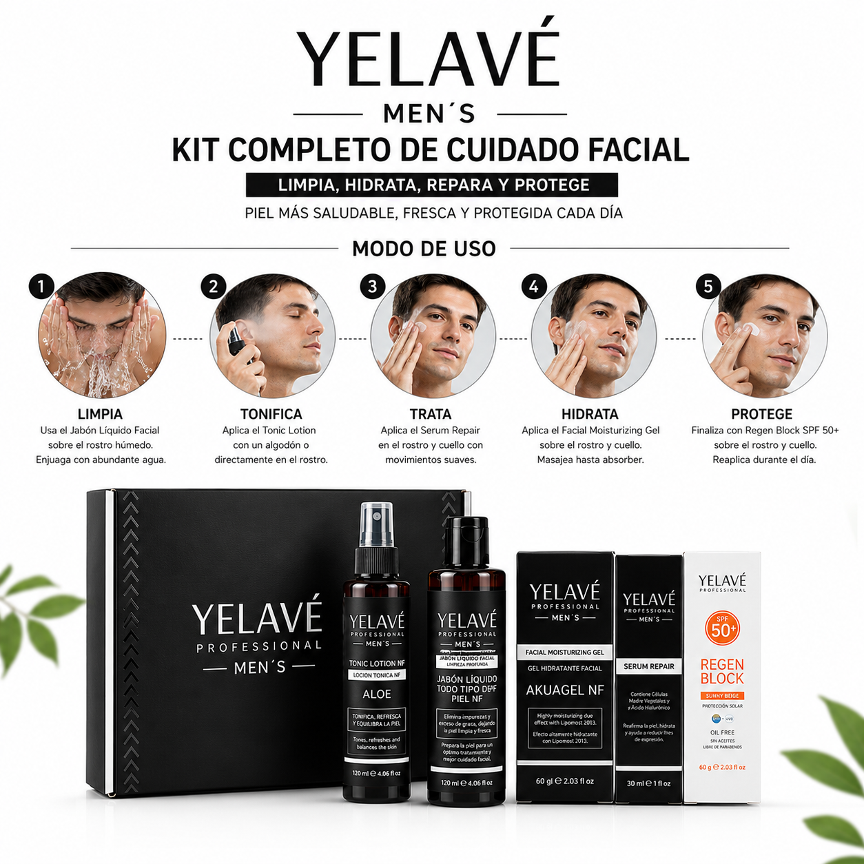 KIT DE LUJO MEN`S YELAVÉ - 3