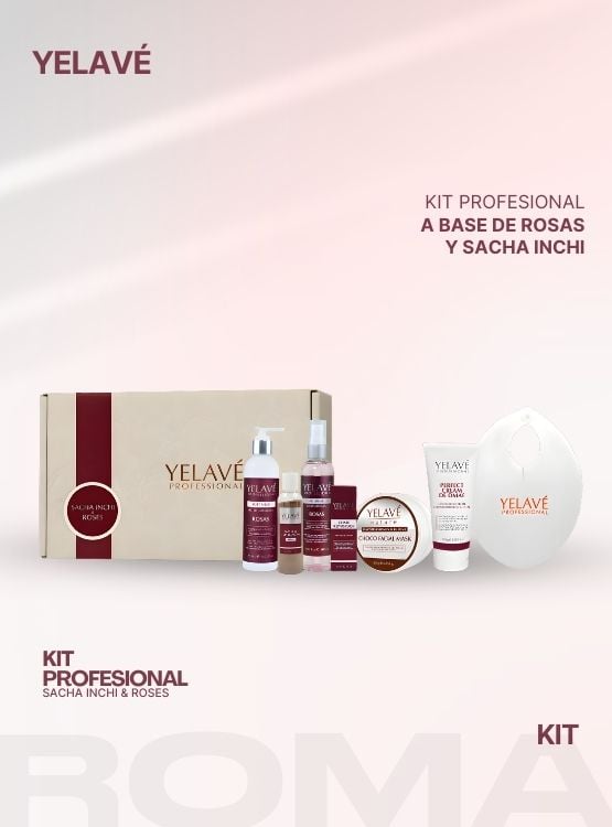KIT PROFESIONAL SACHA INCHI Y ROSES YELAVÉ - 1