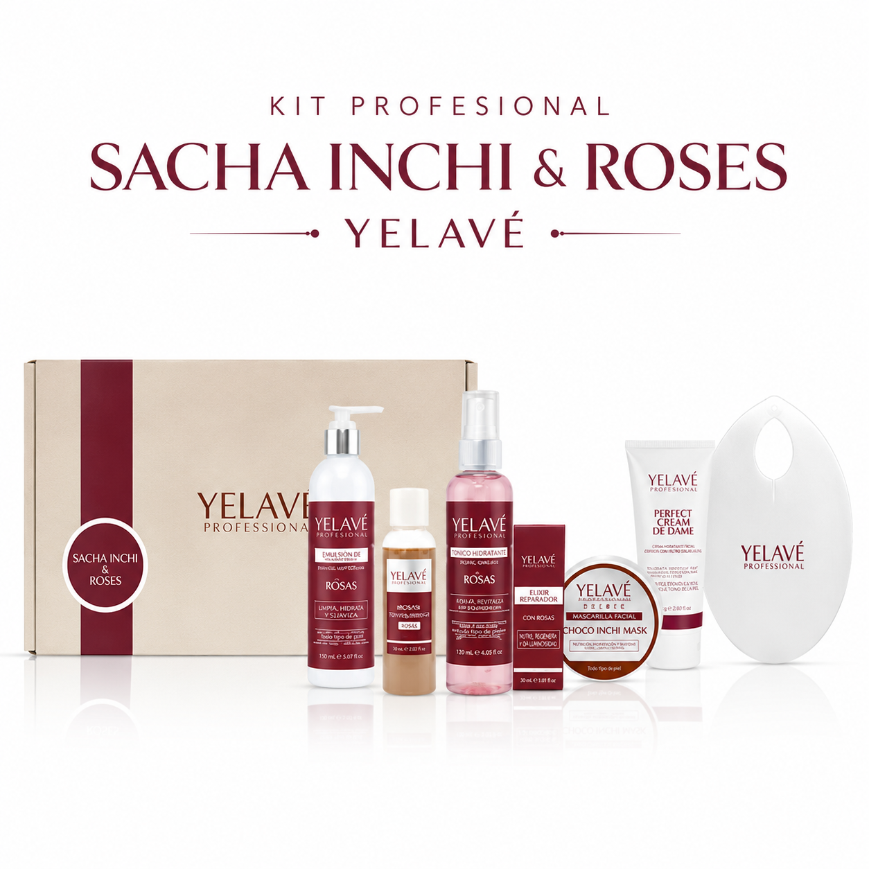 KIT PROFESIONAL SACHA INCHI Y ROSES YELAVÉ - 1