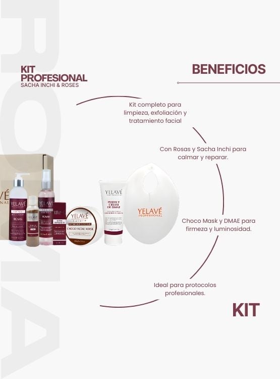 KIT PROFESIONAL SACHA INCHI Y ROSES YELAVÉ - 2