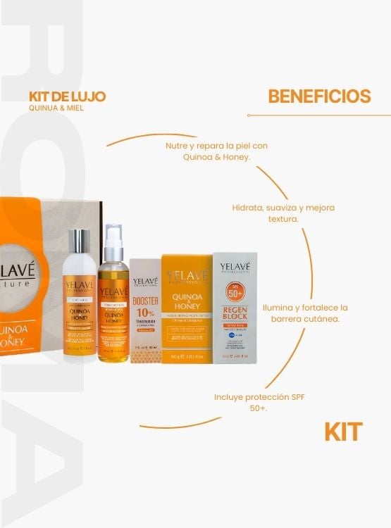 KIT DE LUJO QUINUA Y MIEL YELAVÉ - 2