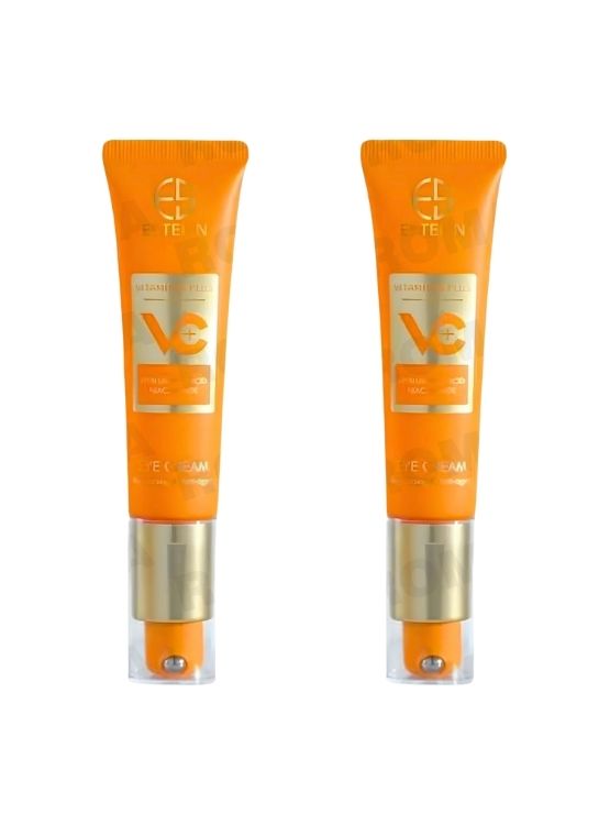 PACK 2 CREMA PARA OJOS VITAMINA C CON ÁCIDA HIALURÓNICO 30G ESTELIN - 1