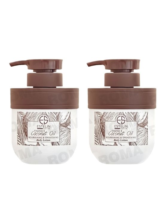PACK 2 LOCIÓN CORPORAL ACEITE DE COCO Y VITAMINA E 300ML ESTELIN - 1