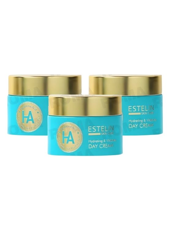 PACK 3 CREMA DE DÍA ÁCIDO HIALURÓNICO 50G ESTELIN - 1