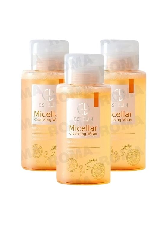PACK 3 AGUA MICELAR VITAMINA C 300ML ESTELIN - 1