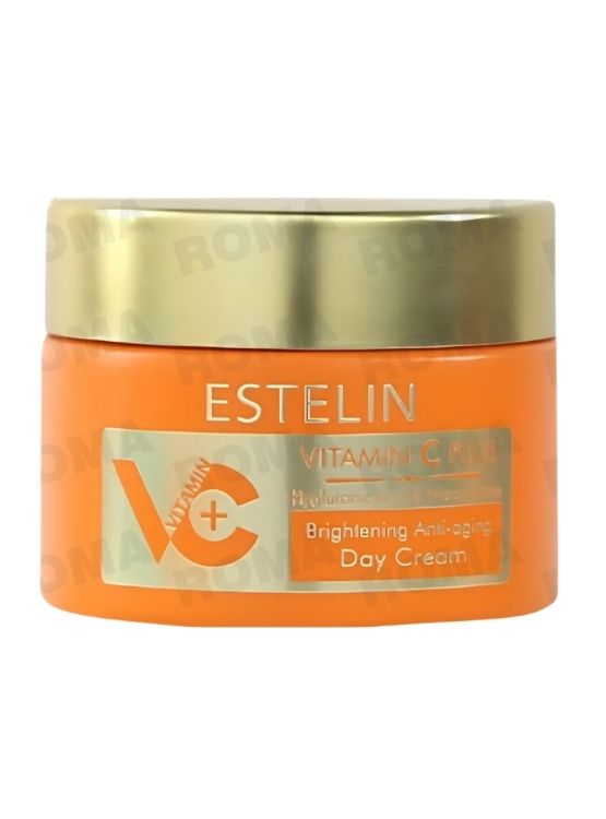 CREMA DE DÍA VITAMINA C CON ÁCIDA HIALURÓNICO 50G ESTELIN - 1