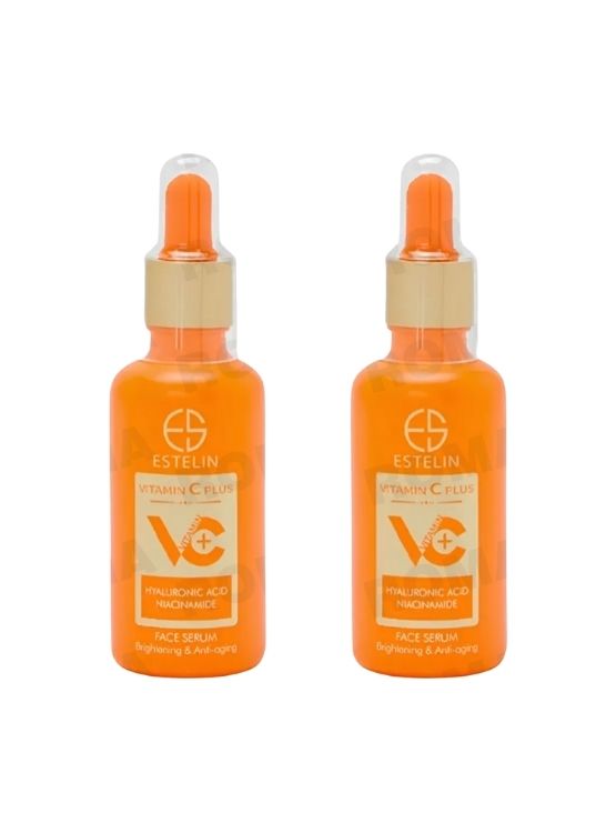 PACK 2 SÉRUM FACIAL VITAMINA C CON ÁCIDO HIALURÓNICO 50ML ESTELIN - 1