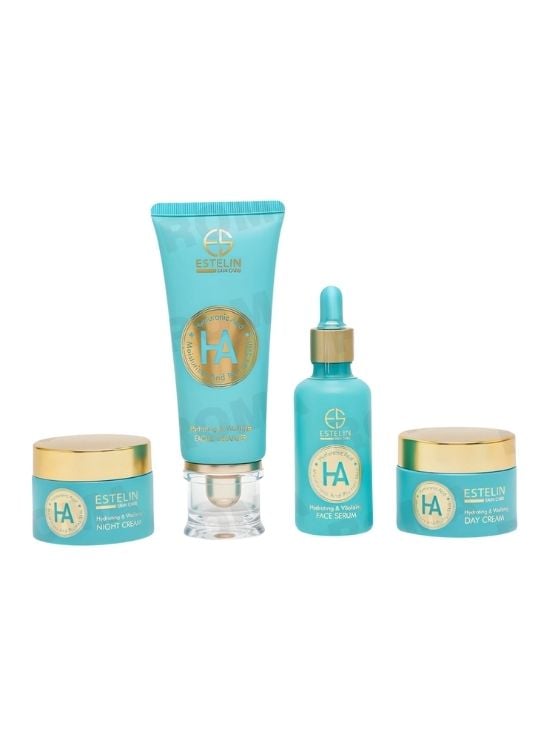 SET FACIAL ÁCIDO HIALURÓNICO 4 PCS ESTELIN - 1