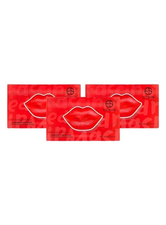 PACK 3 MASCARILLA EN HIDROGEL FASTINATING RED 22PCS ESTELIN - 1