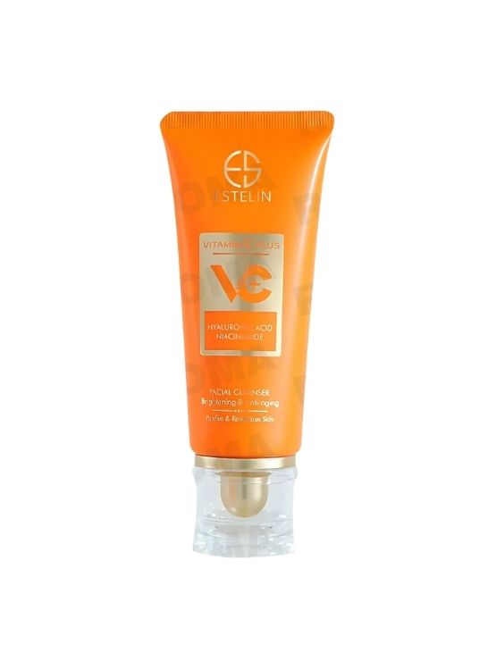 LIMPIADOR FACIAL VITAMINA C ÁCIDO HIALURÓNICO 80G ESTELIN - 1