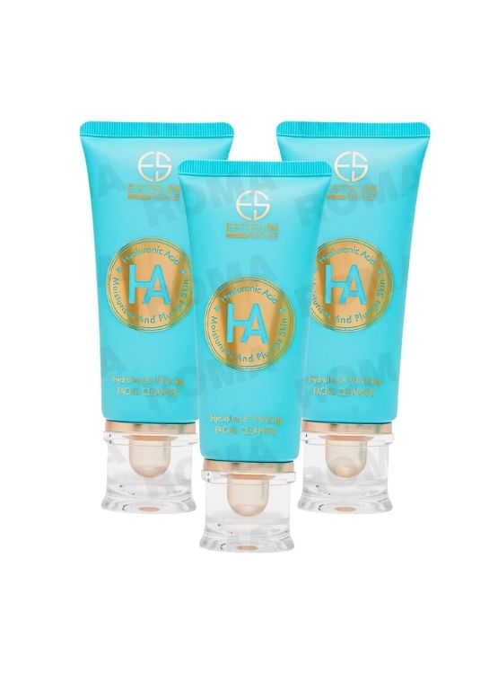 PACK 3 LIMPIADOR FACIAL ÁCIDO HIALURÓNICO 80G ESTELIN - 1