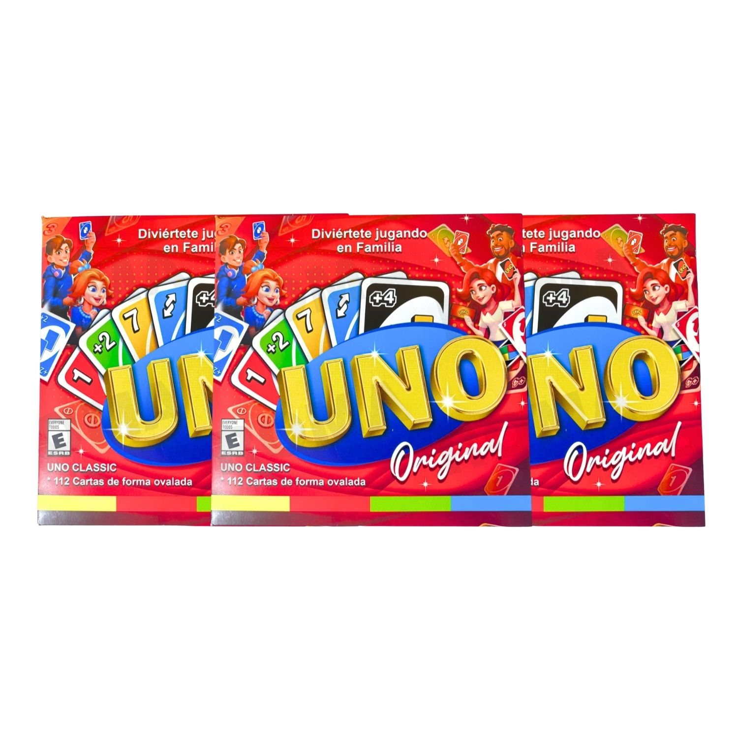 PACK 3 UNO – VERSIÓN CLÁSICA JUEGO DE CARTAS - 1