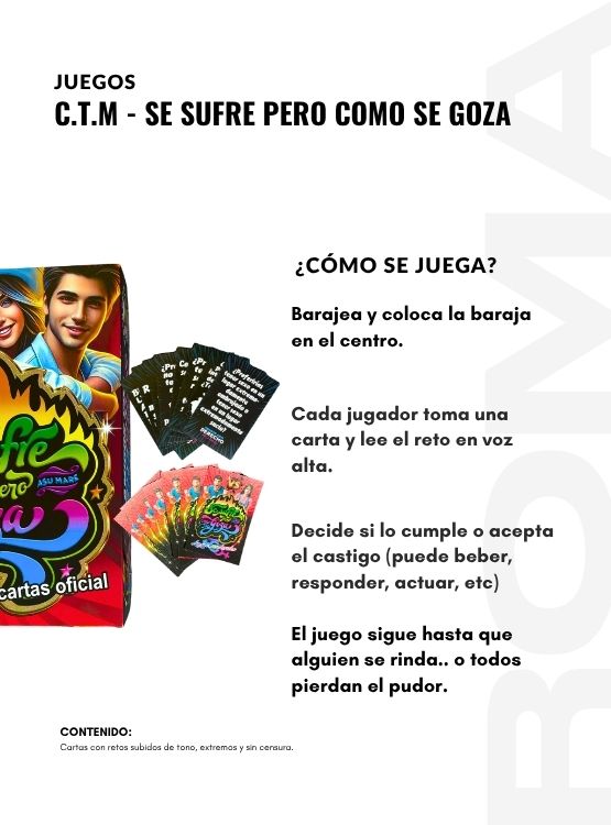 C.T.M SE SUFRE PERO COMO SE GOZA- JUEGO DE MESA - 3