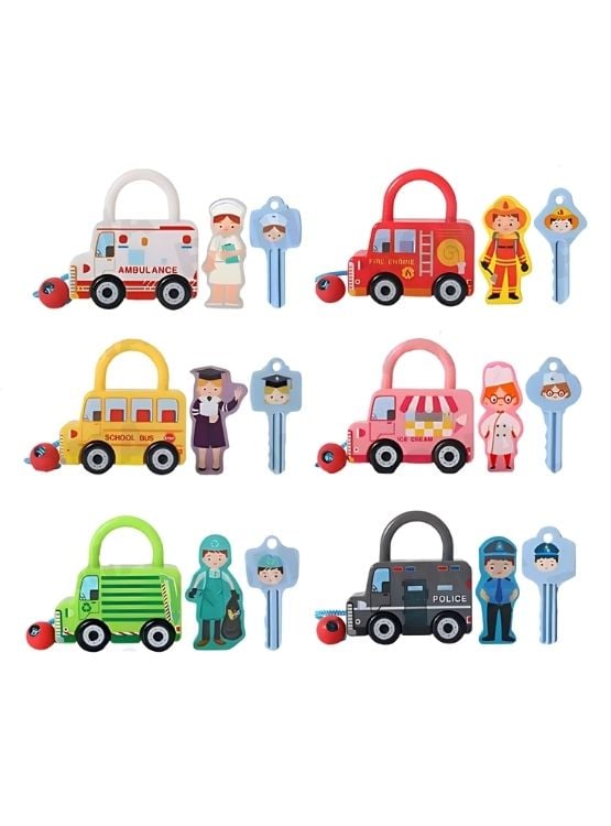 CARROS DIDÁCTICOS DE PROFESIONES - JUEGO DIDÁTICO - 1