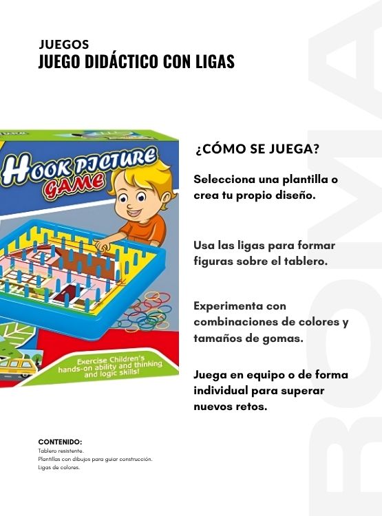 JUEGO DIDÁCTICO CON GANCHOS Y LIGA - 3