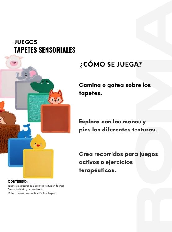 TAPETES SENSORIALES 10UND - JUEGO SENSORIAL - 3
