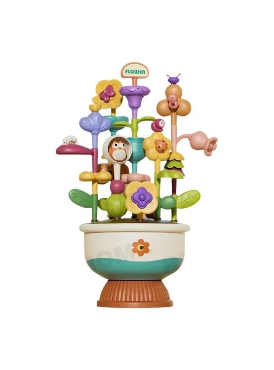 BLOQUES DE CONSTRUCCIÓN DE FLORES JUEGO DIDÁCTICO - 1